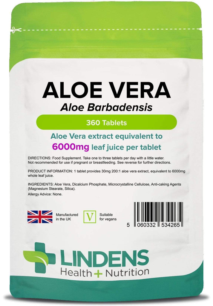 Lindens - Aloe Vera 6000mg 90 Tablets | Vitaminz