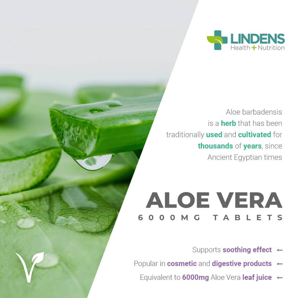Aloe Vera extract 6000mg 90 Tablets