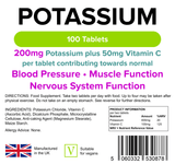 Potassium 200mg Tablets 100 Tablets