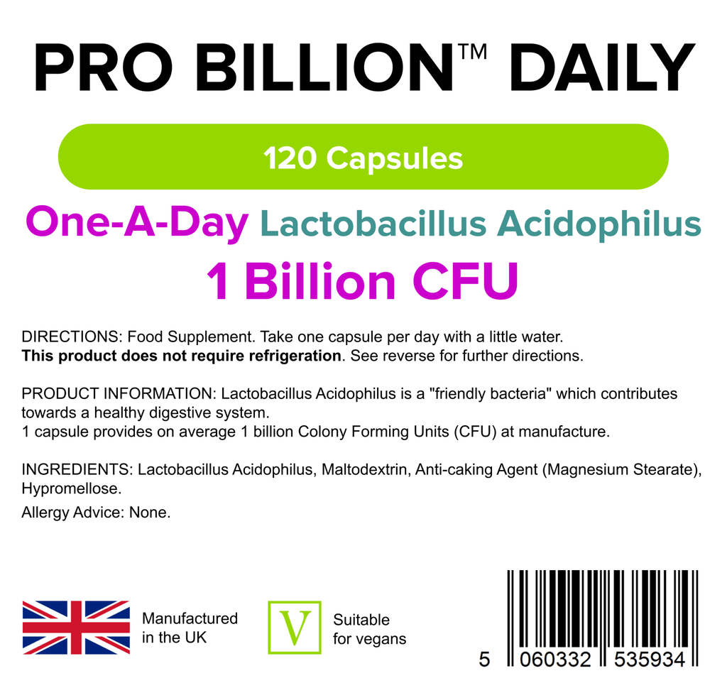 Pro Billion Daily Capsules 120 Capsules