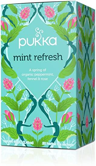 Pukka Tea - Mint Refresh Tea Bags | Vitaminz