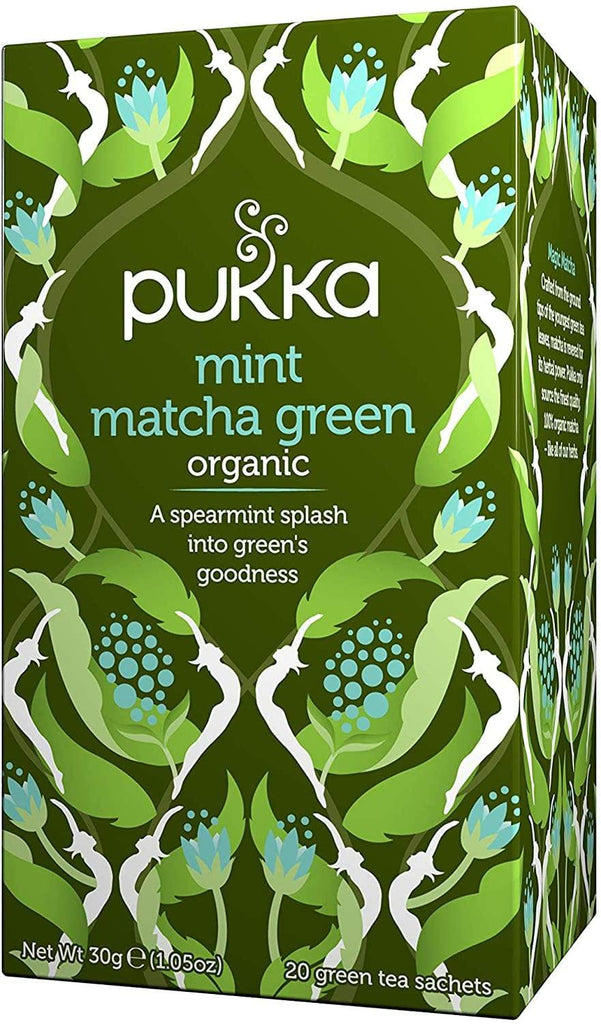 Pukka Tea - Mint Matcha Tea Bags | Vitaminz